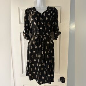 Long sleeve shirt dress